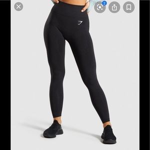 GymShark Vital Seamless Leggings Black Marl